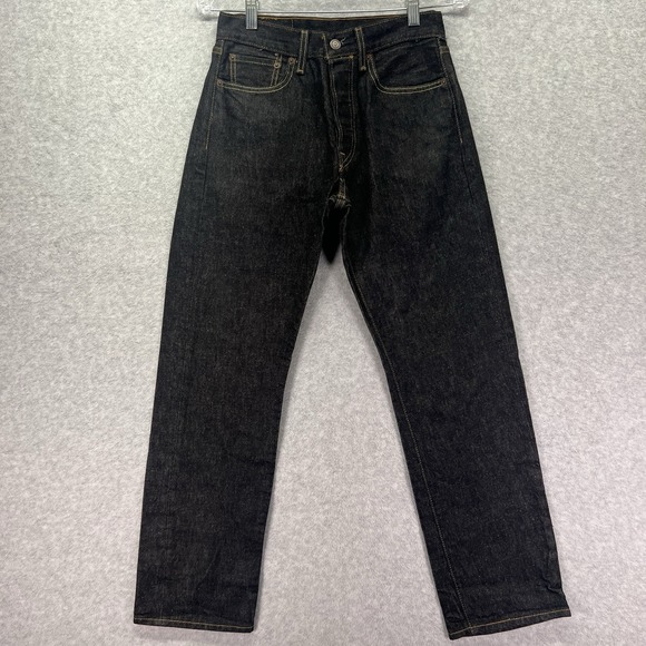 Levi's Other - Levis 501 Jeans Mens 29x32 Black Button Fly Straight Leg Cotton Denim Original